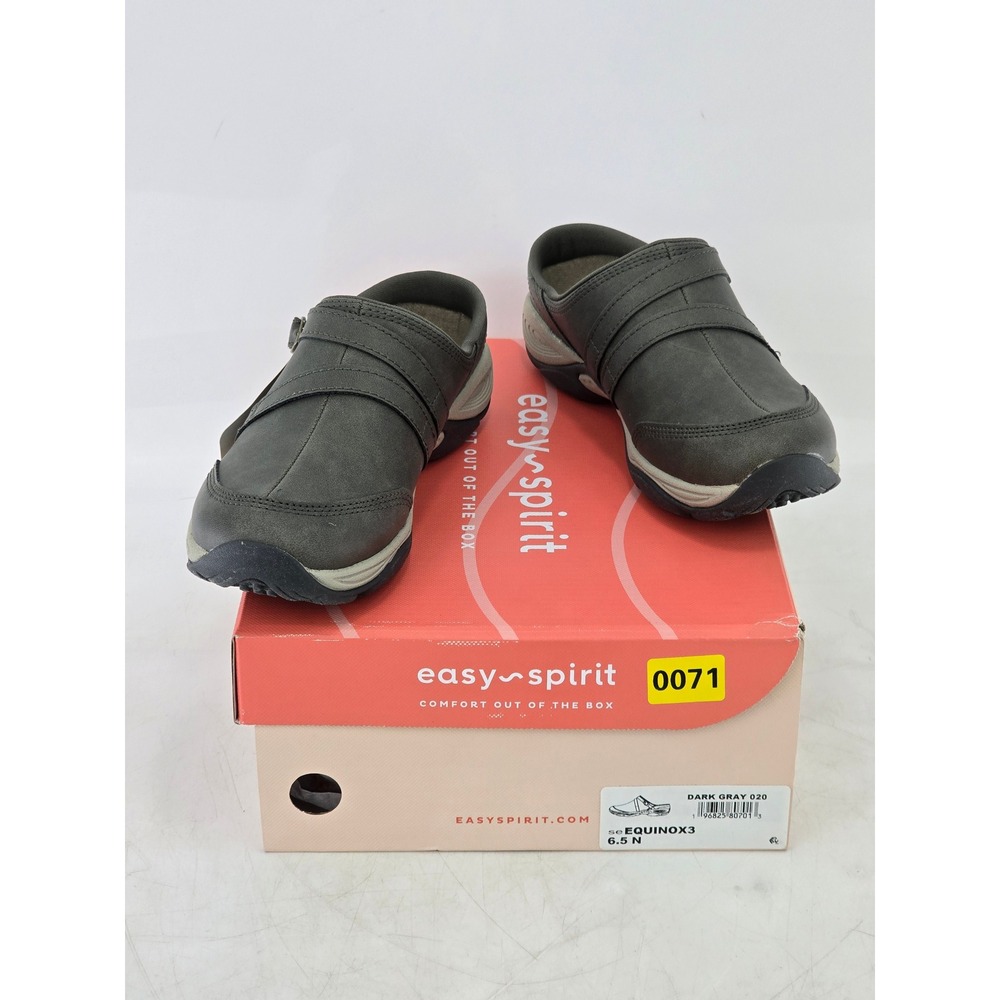 Easy Spirit Equinox 3 Women 6.5‎ N Dark Gray Mules Clogs - New
